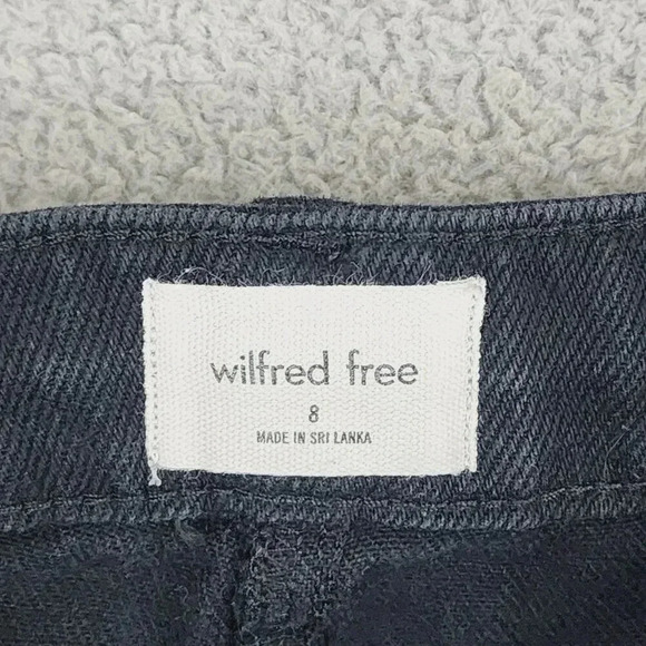 Wilfred Free Womens Cargo Denim Size 8 Black Cotton Blend Button Fly  16PT - Picture 4 of 9